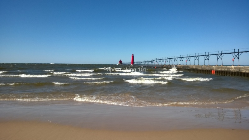 Fall day at Grand Haven State Park