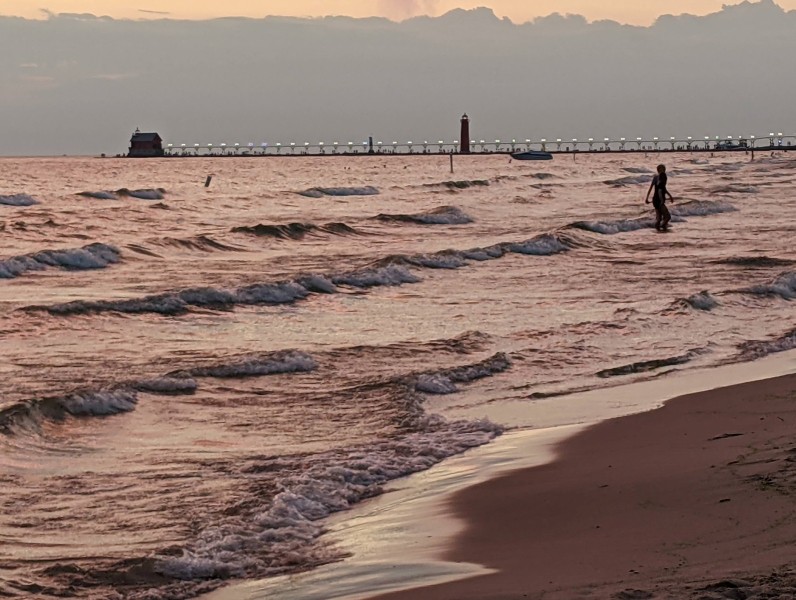 August evening at Grand Haven City Beach3