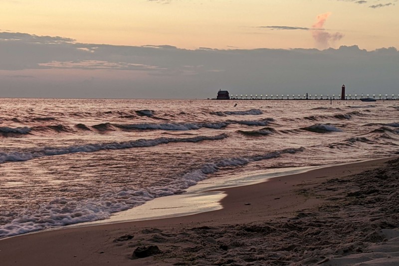 August evening at Grand Haven City Beach2