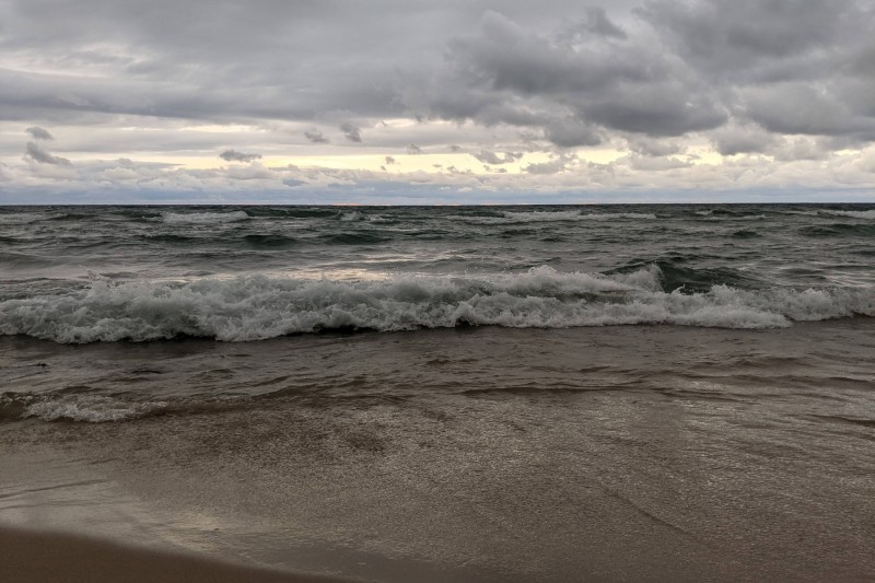 Stormy skies at the beach1
