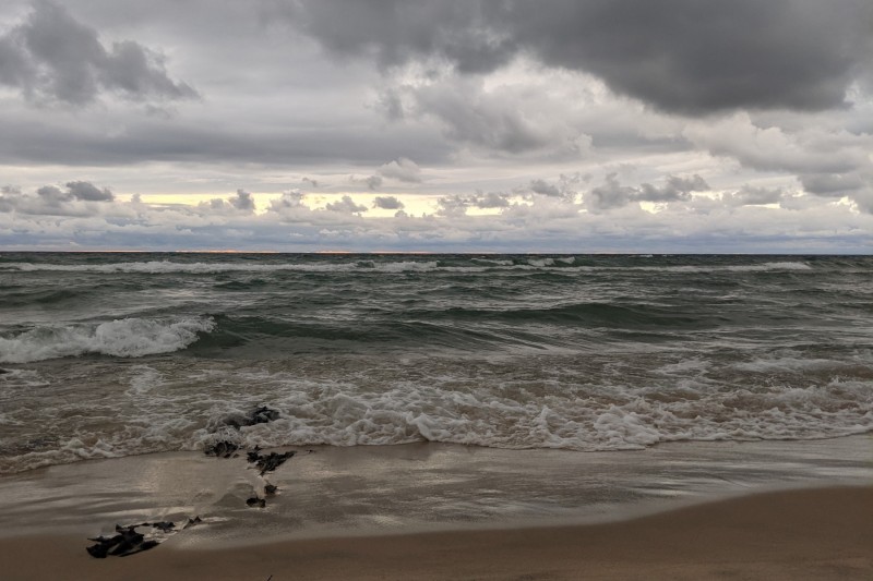 Stormy skies at the beach4