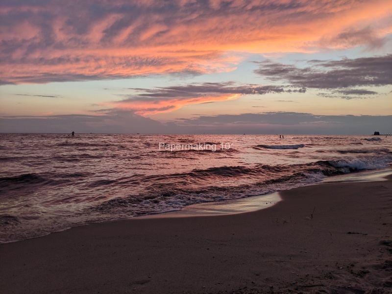 End of day at Grand Haven