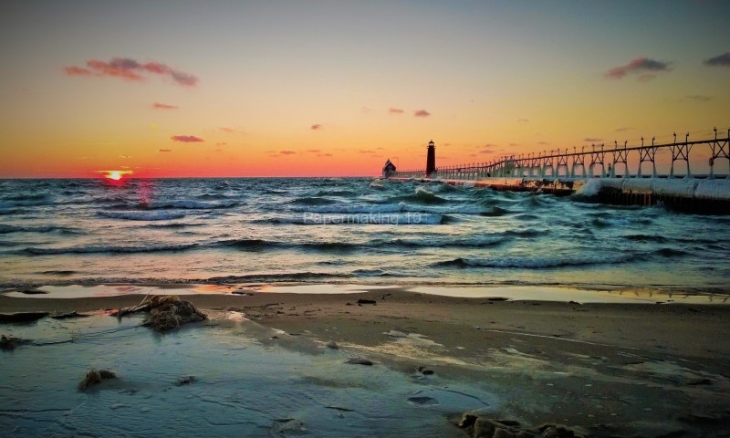 Cold Pier Sunset