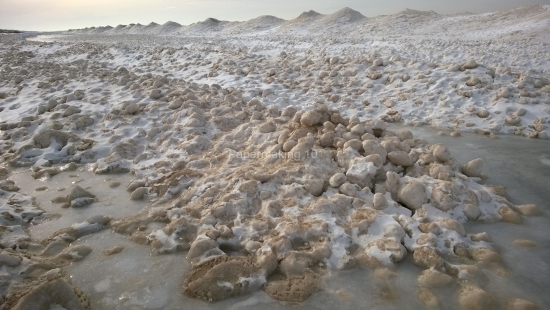 Rosy Ice Mounds