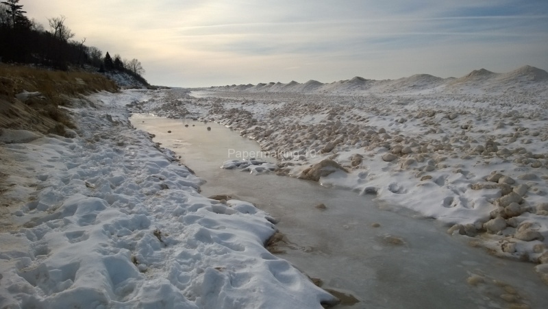 January ice at Rosy Mound